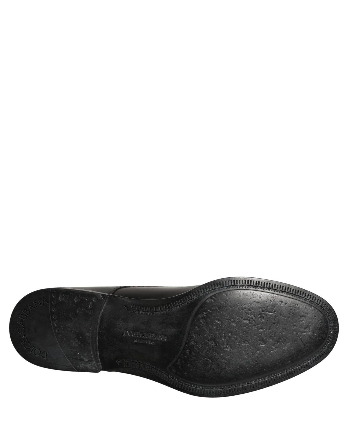 Dolce & Gabbana Schwarze Derby-Schuhe aus Kalbsleder für Herren