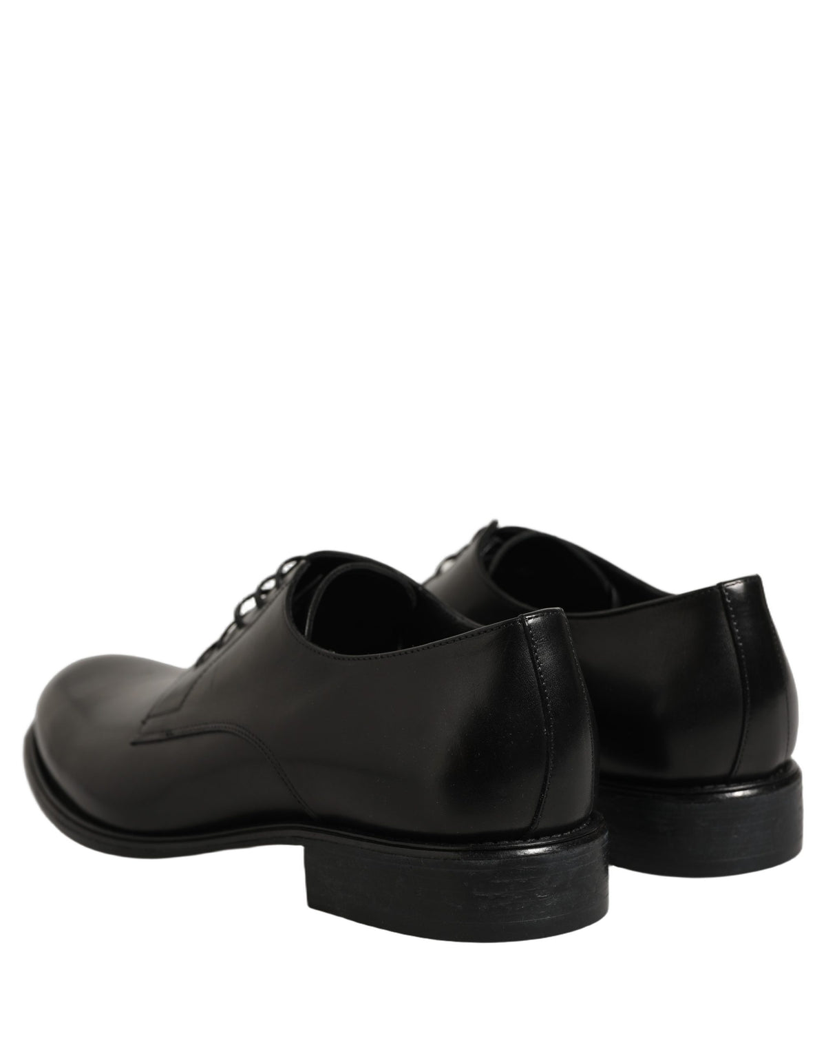 Dolce & Gabbana Schwarze Derby-Schuhe aus Kalbsleder für Herren