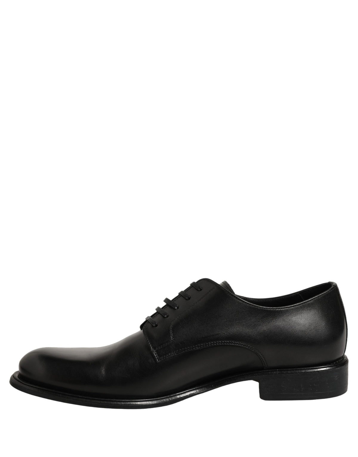 Dolce & Gabbana Schwarze Derby-Schuhe aus Kalbsleder für Herren