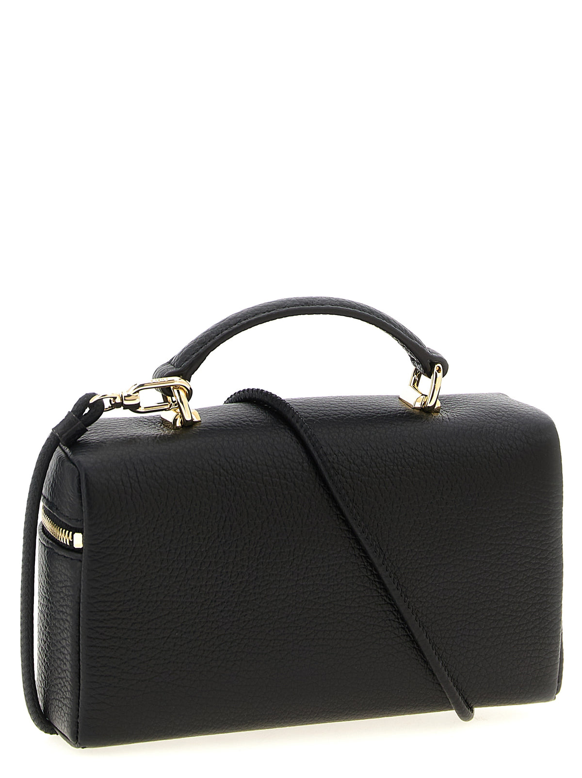 Furla Schwarze Lederhandtasche
