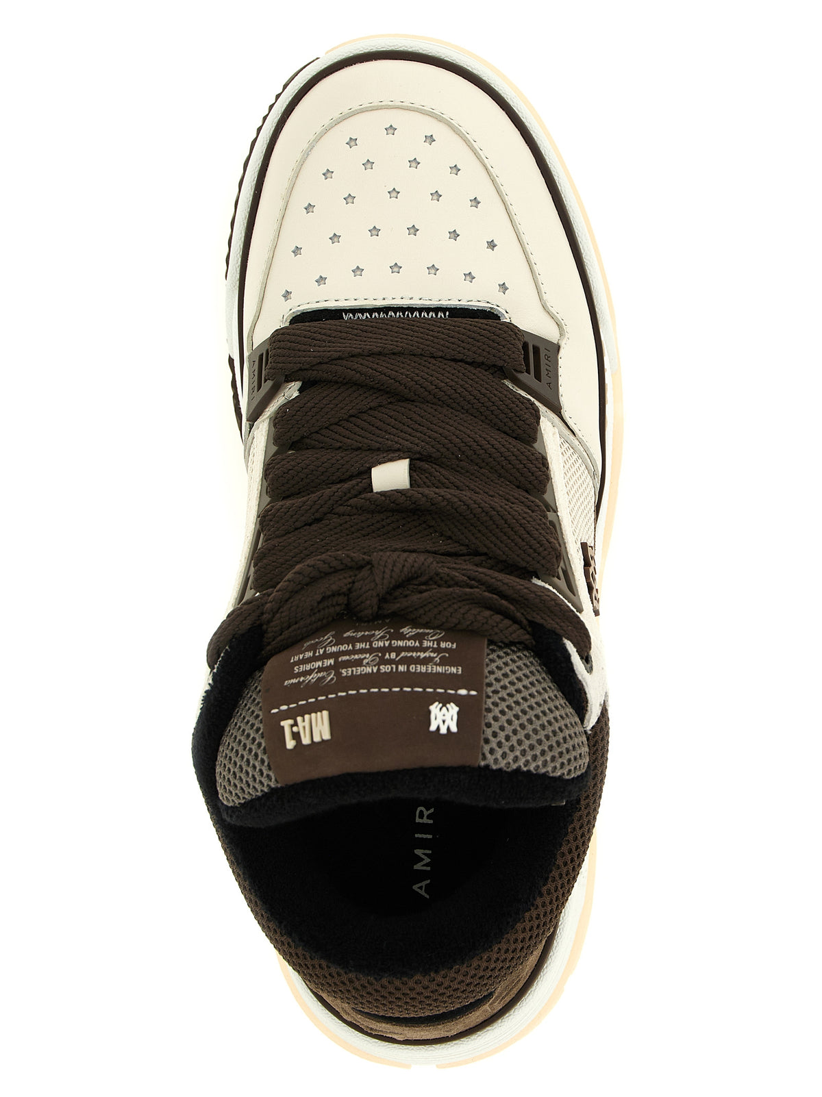 Amiri Braune Kalbsleder Chunky Sneaker