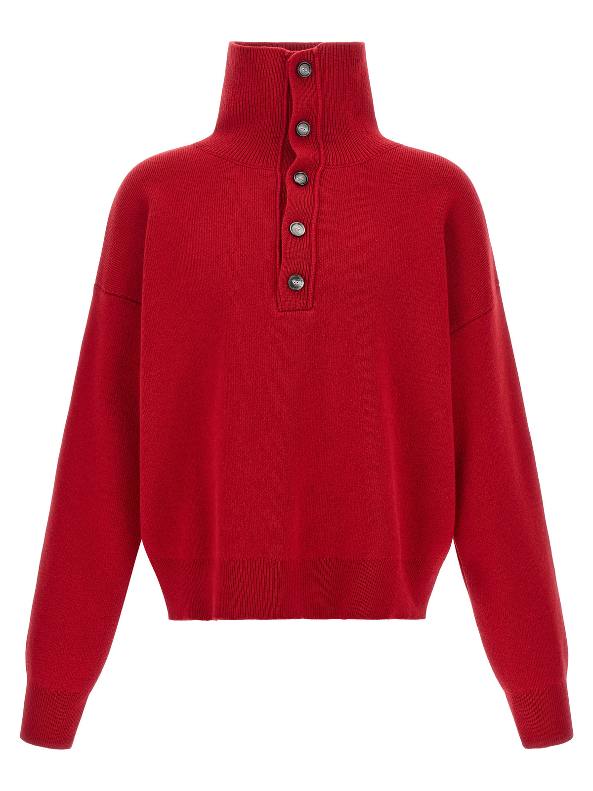 Ami Paris Roter Wollcardigan