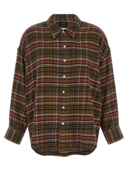 R13 Braune Baumwollbluse