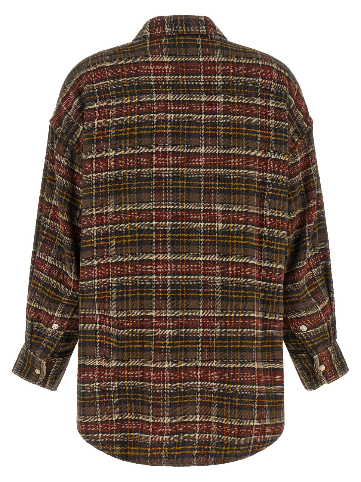 R13 Braune Baumwollbluse