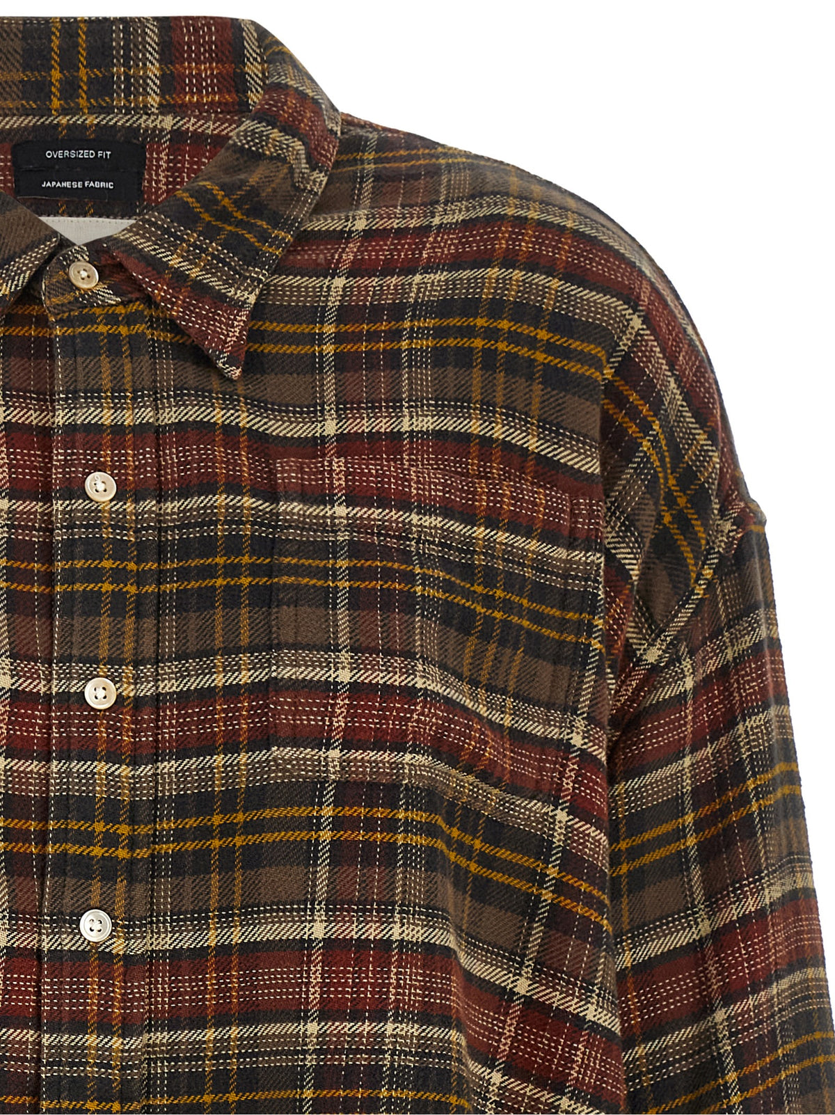 R13 Braune Baumwollbluse
