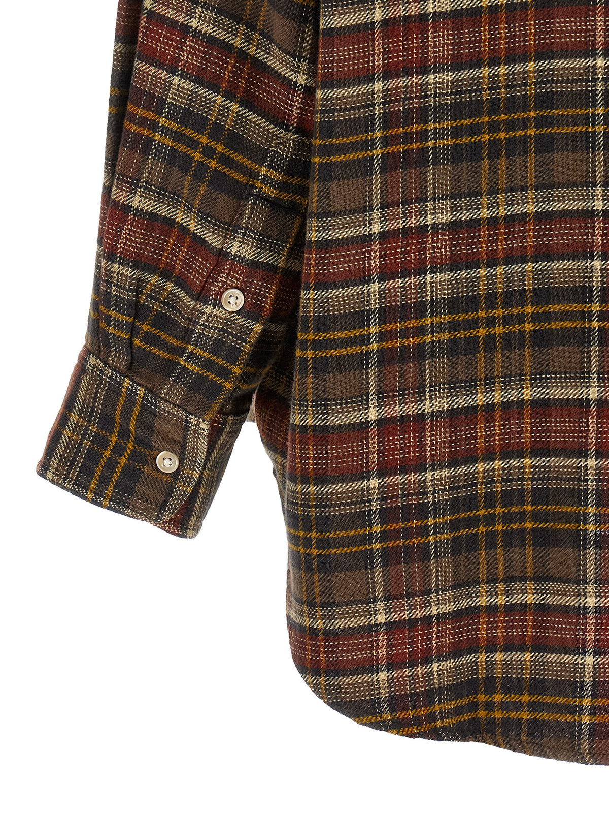 R13 Braune Baumwollbluse