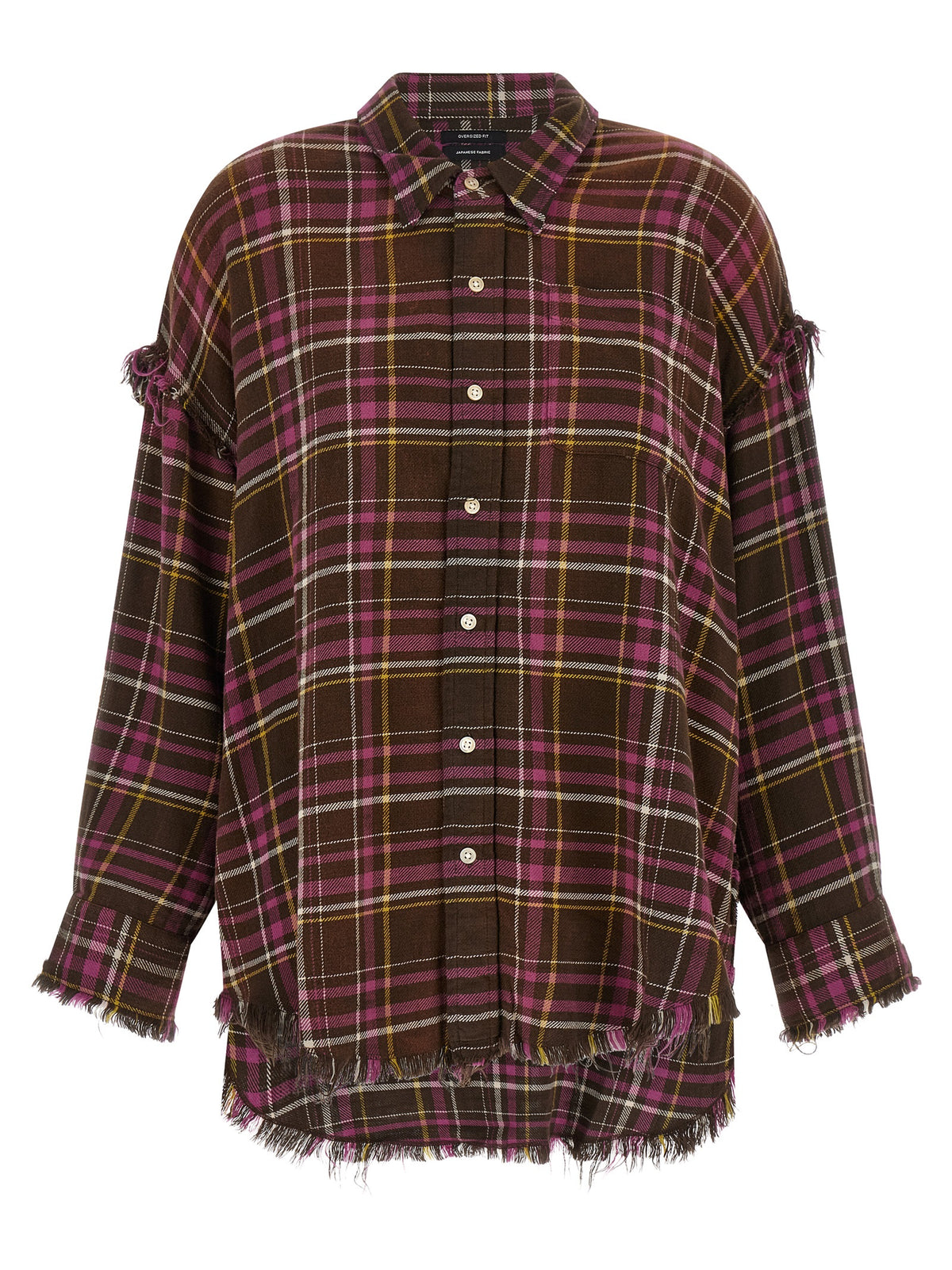 R13 Mehrfarbige Baumwollbluse
