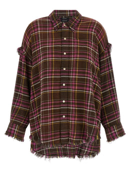 R13 Mehrfarbige Baumwollbluse