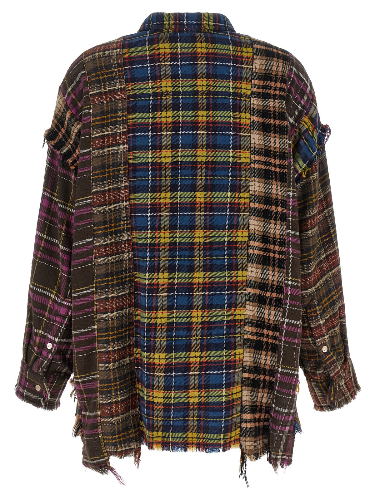 R13 Mehrfarbige Baumwollbluse