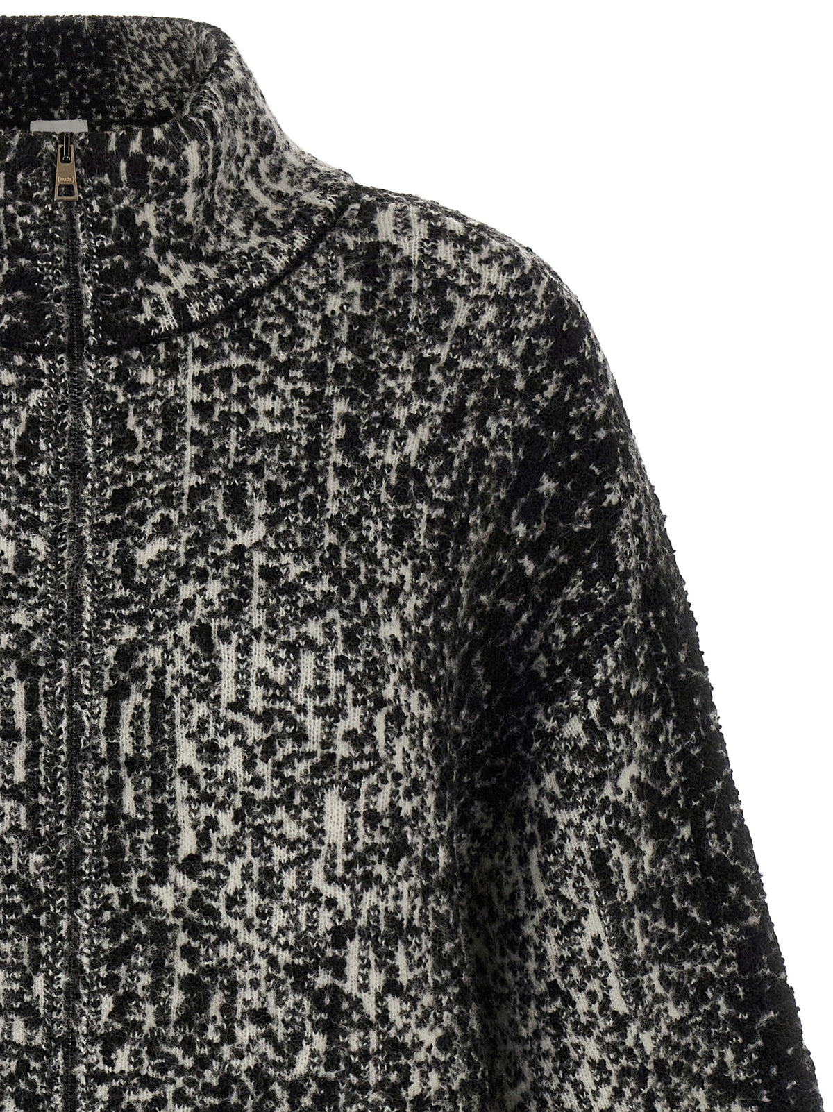 NUDE Zweifarbige Woll-Bomberjacke