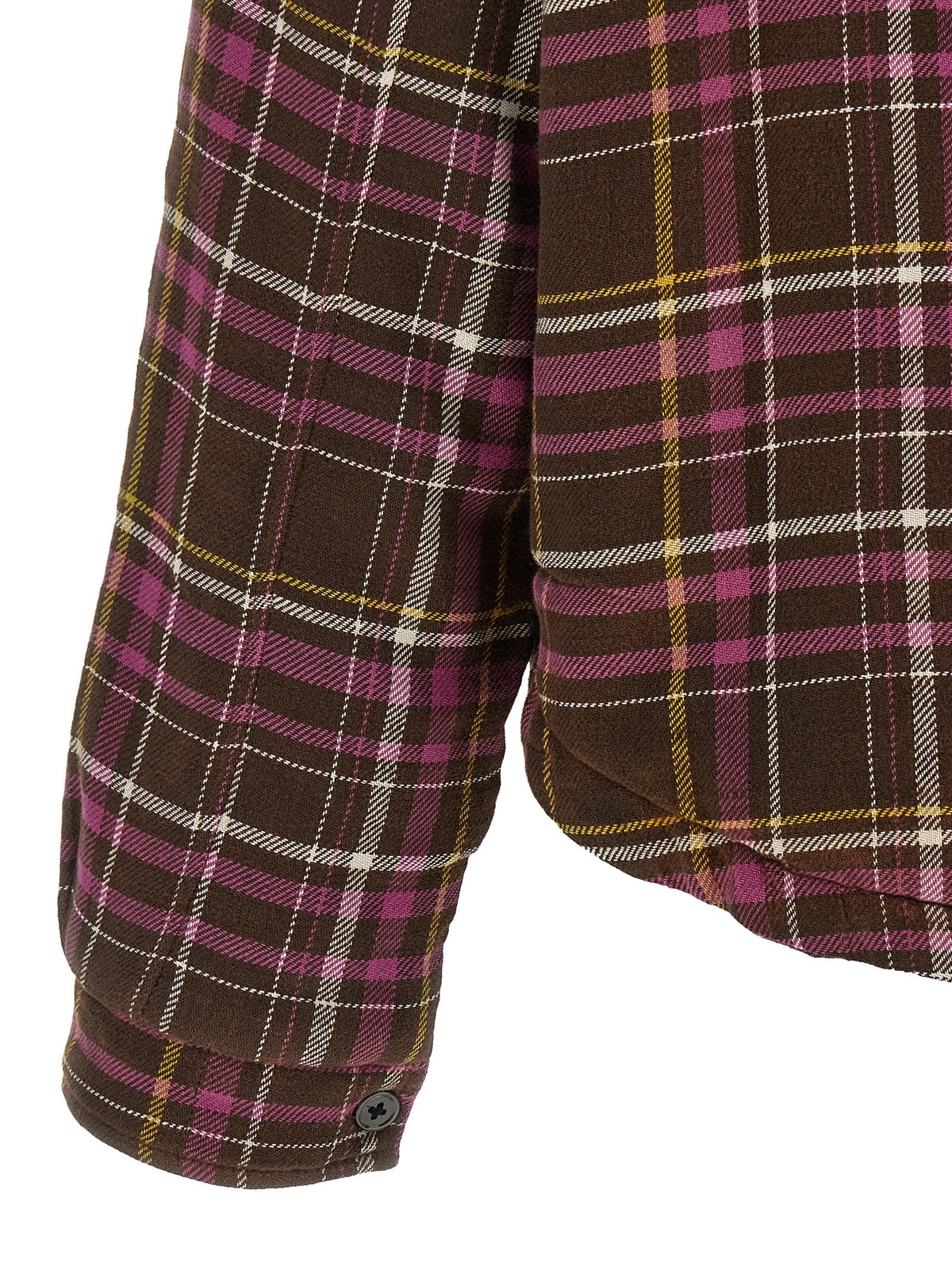 R13 Baumwoll-Jacke in Braun