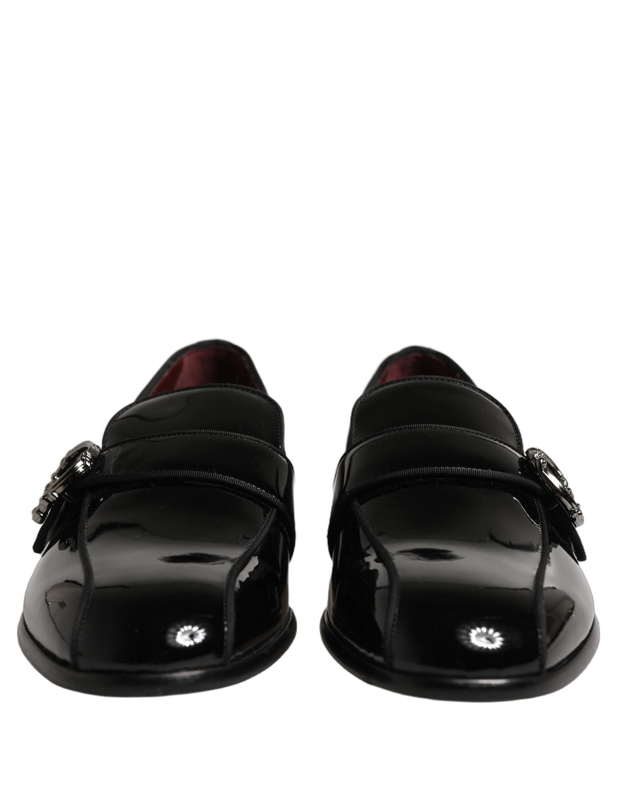 Dolce & Gabbana Schwarze Herren-Loafer aus Lackleder