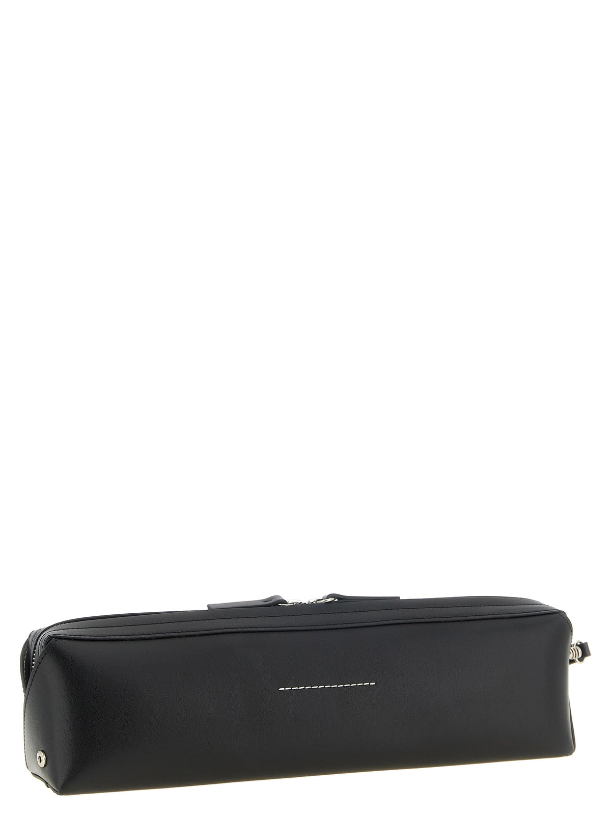 MM6 Maison Margiela Schwarze Clutch aus Rindsleder