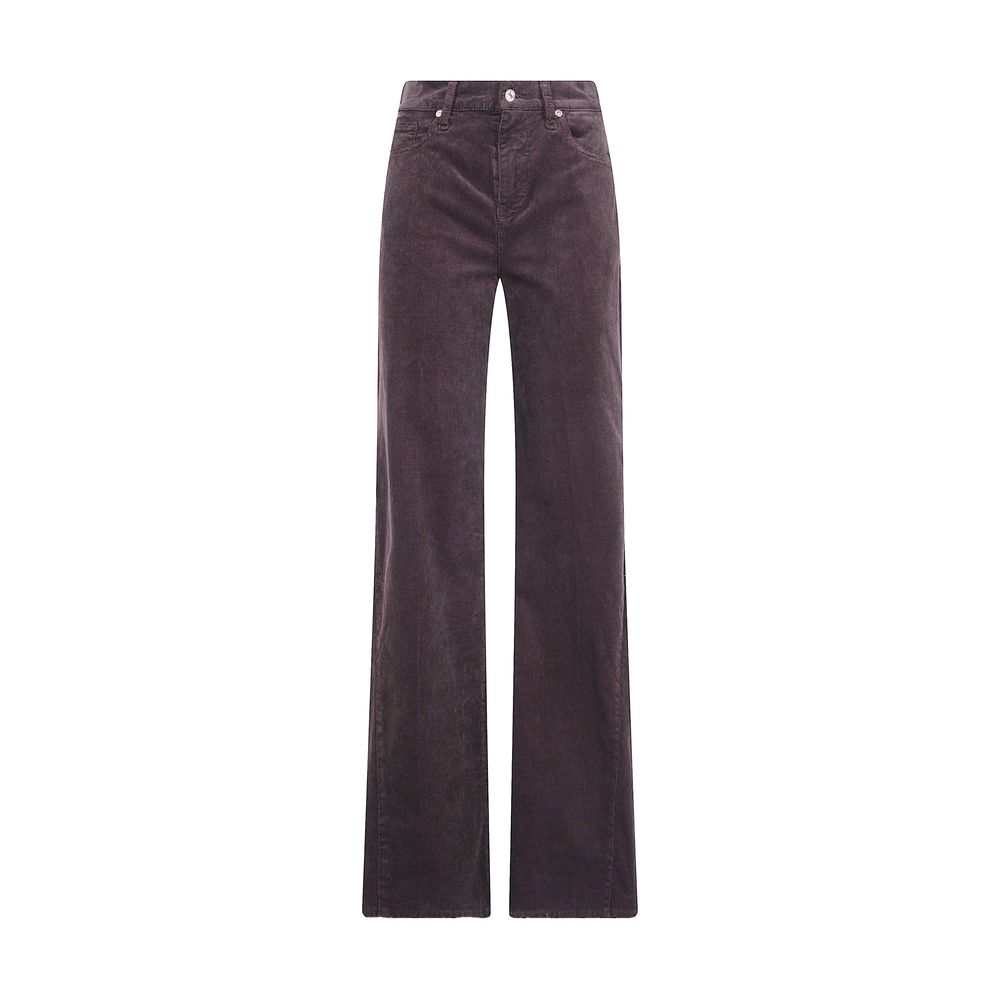 7FOR Braune Baumwollhose für die Freizeit