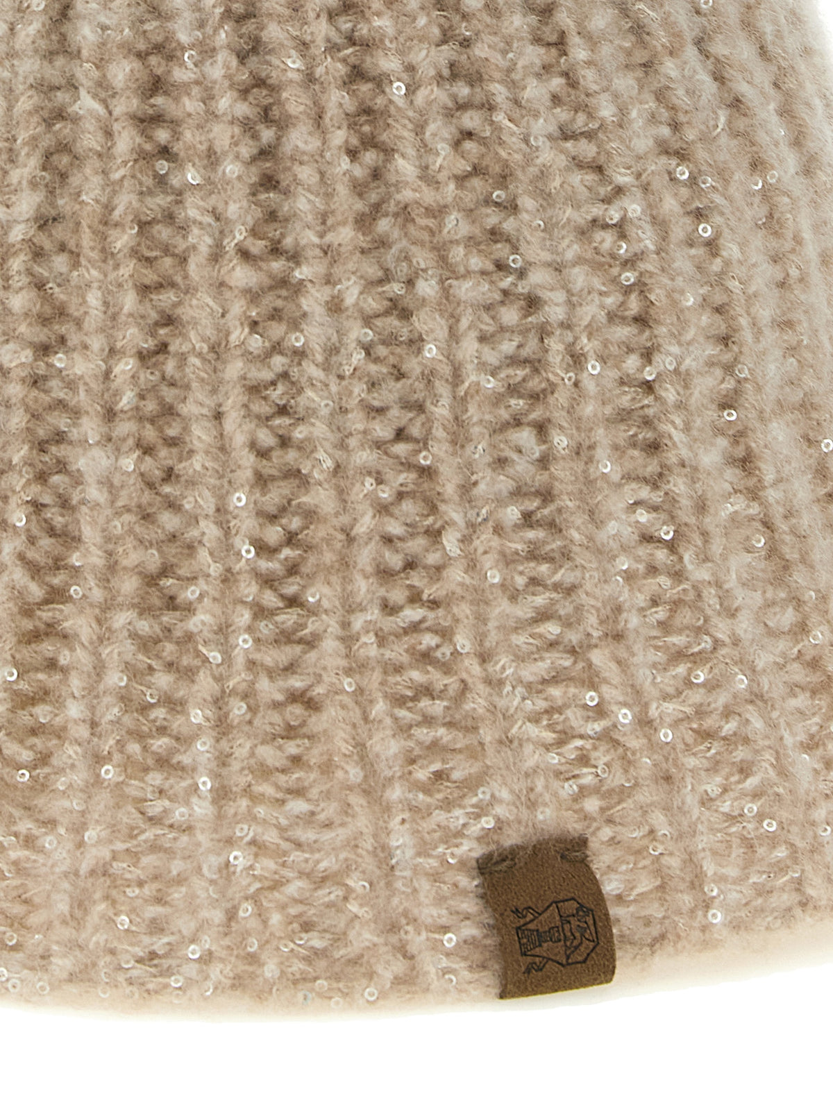 Brunello Cucinelli Beige Kaschmir Eimerhut