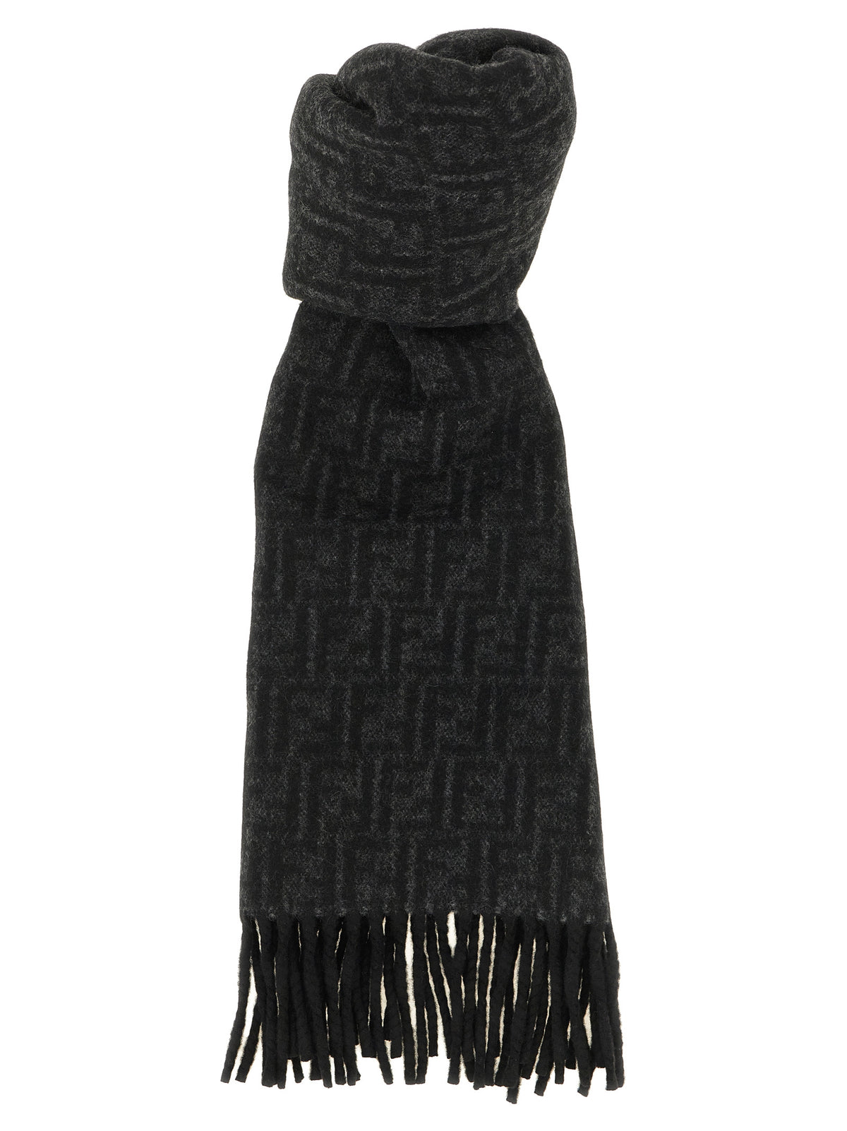 Fendi Schwarzer Woll-Foulard