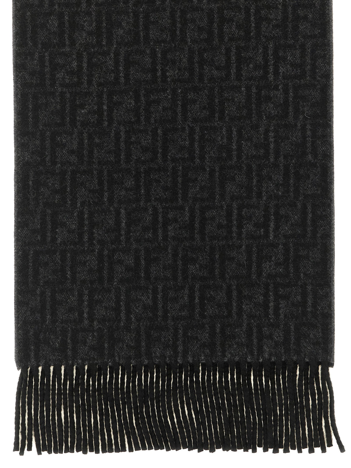 Fendi Schwarzer Woll-Foulard