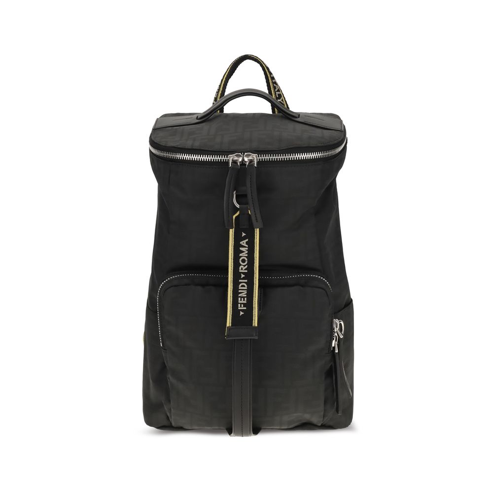 Fendi Schwarzer Rucksack aus Polyester