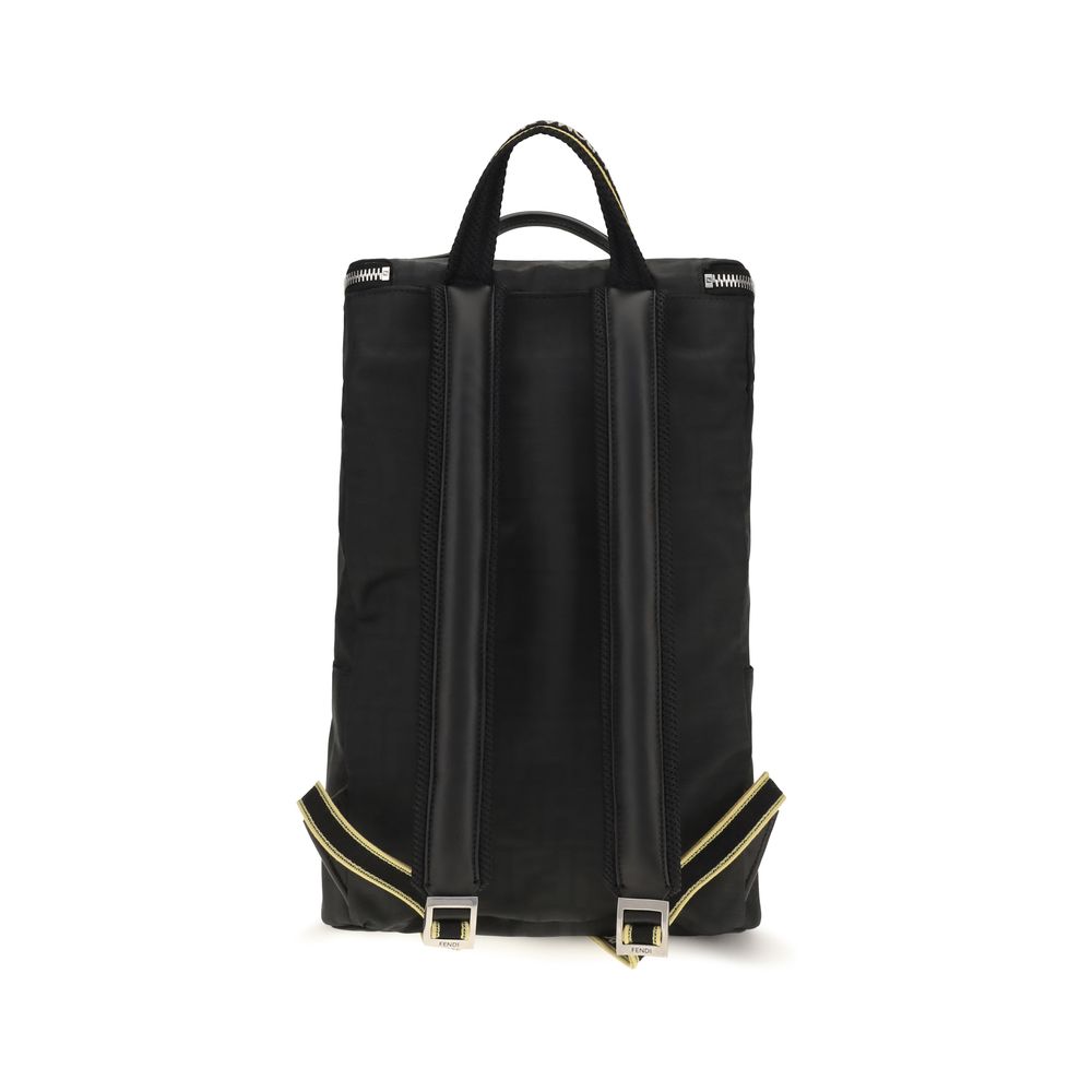 Fendi Schwarzer Rucksack aus Polyester