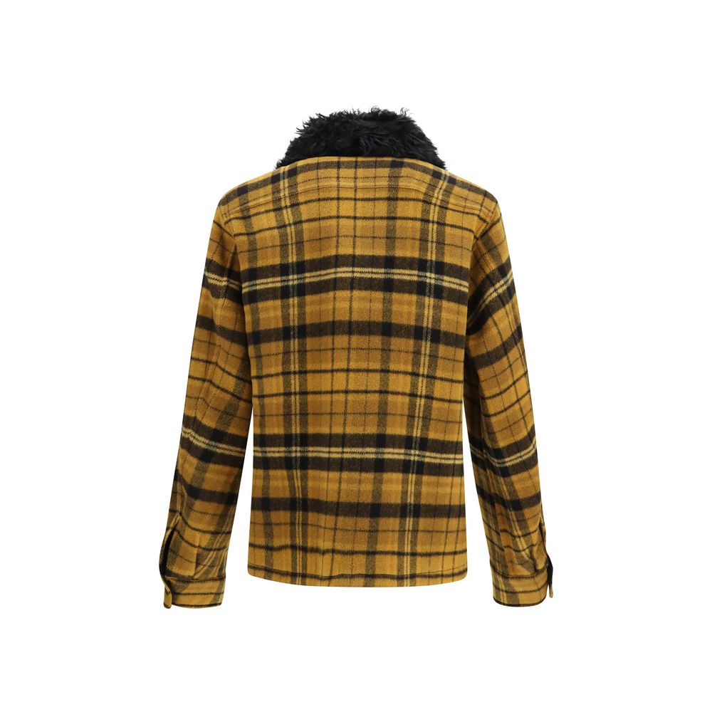Fendi Mehrfarbige Jacke aus Ovis Aries Wolle, durchgehend