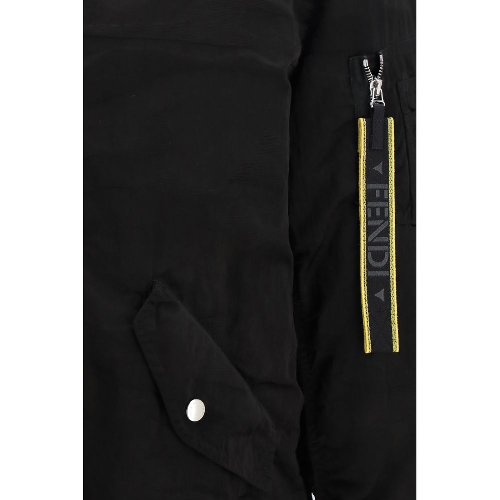 Fendi Schwarzer Bomber aus Polyamid