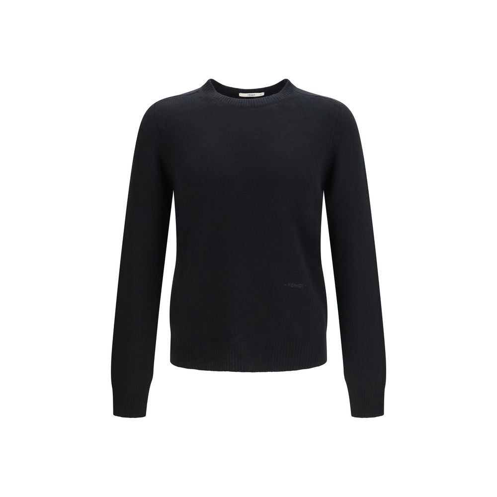 Fendi Schwarzer Kaschmirpullover