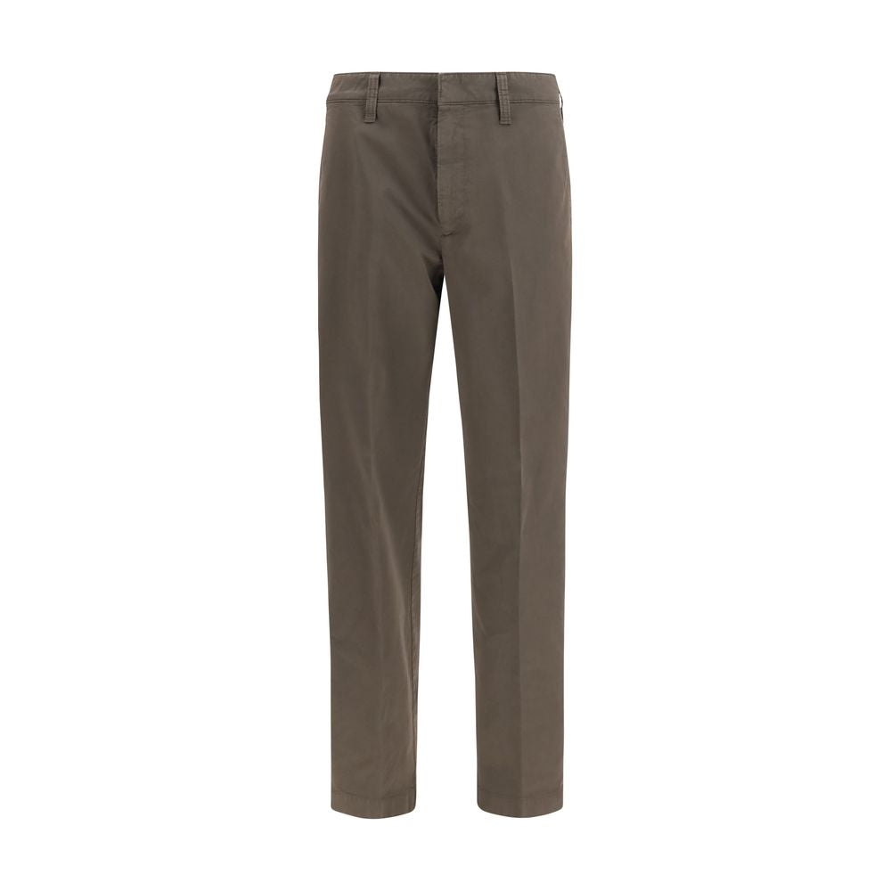 Prada Braune Cargohose aus Baumwolle