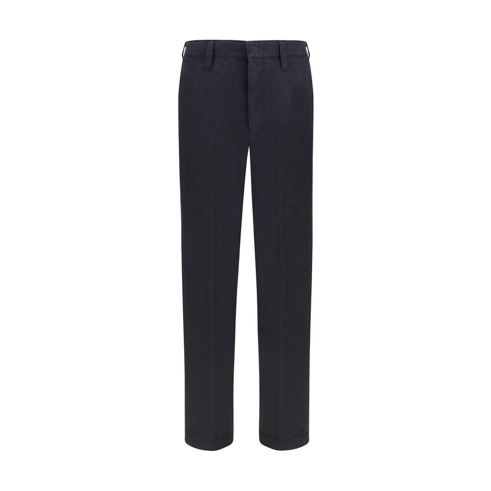 Prada Blaue Baumwoll-Freizeithose