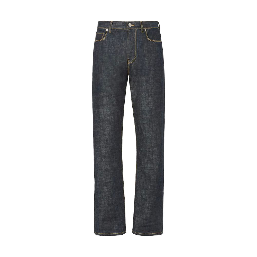 Fendi Blaue Baumwoll-Jeans im Slim Fit