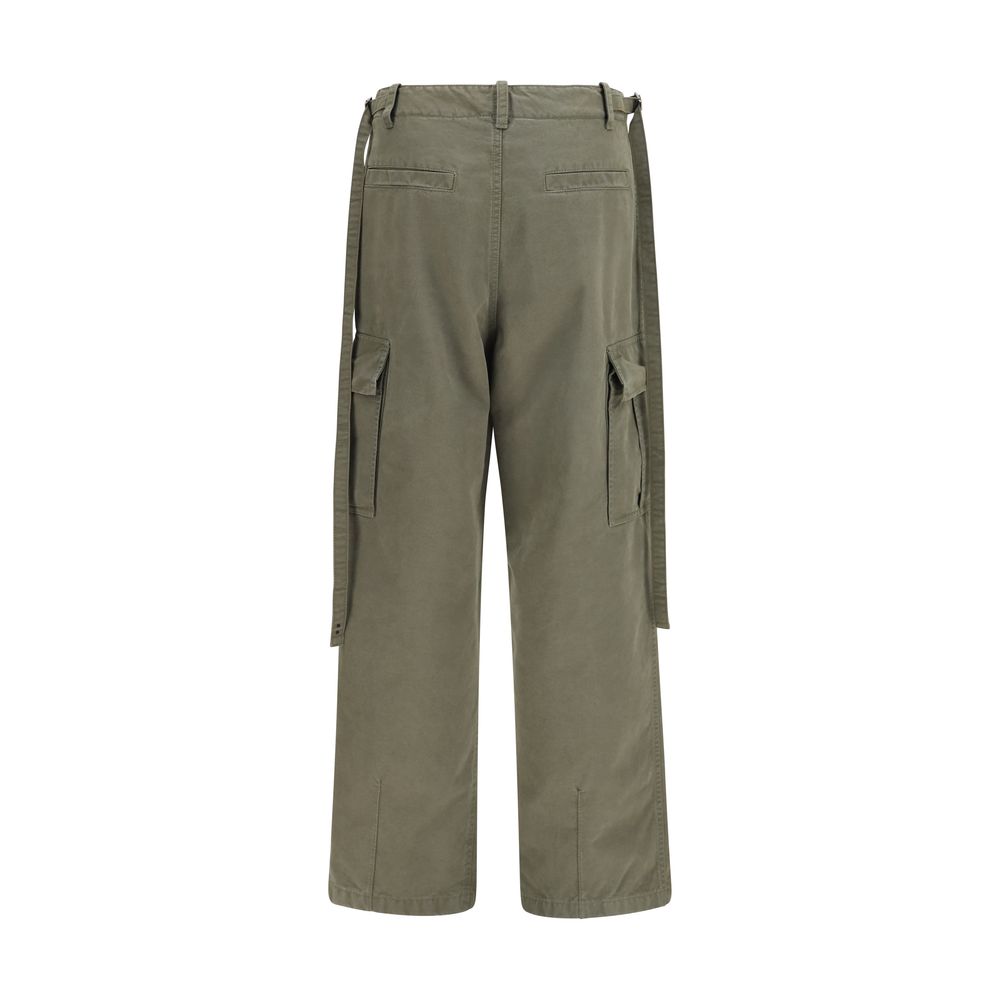 Fendi Zweifarbige Baumwoll-Cargohose
