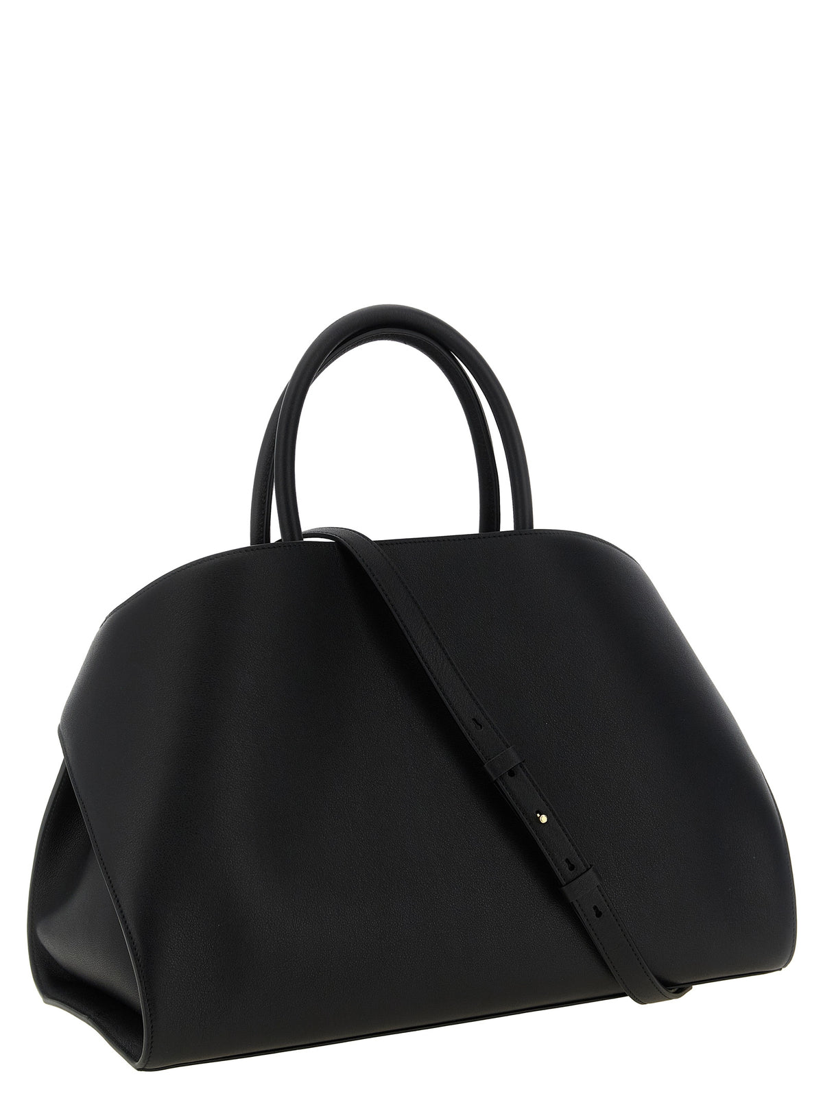 Ferragamo Schwarze Kalbsleder-Handtasche