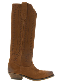 Golden Goose Braune Chelsea Boots aus Rindsleder