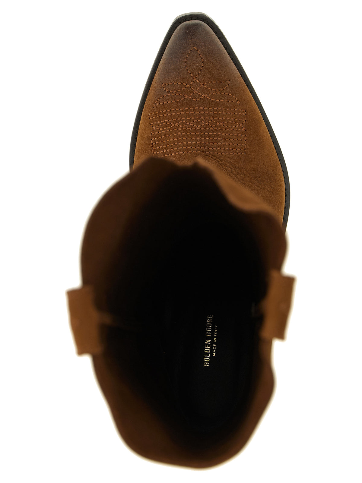 Golden Goose Braune Chelsea Boots aus Rindsleder