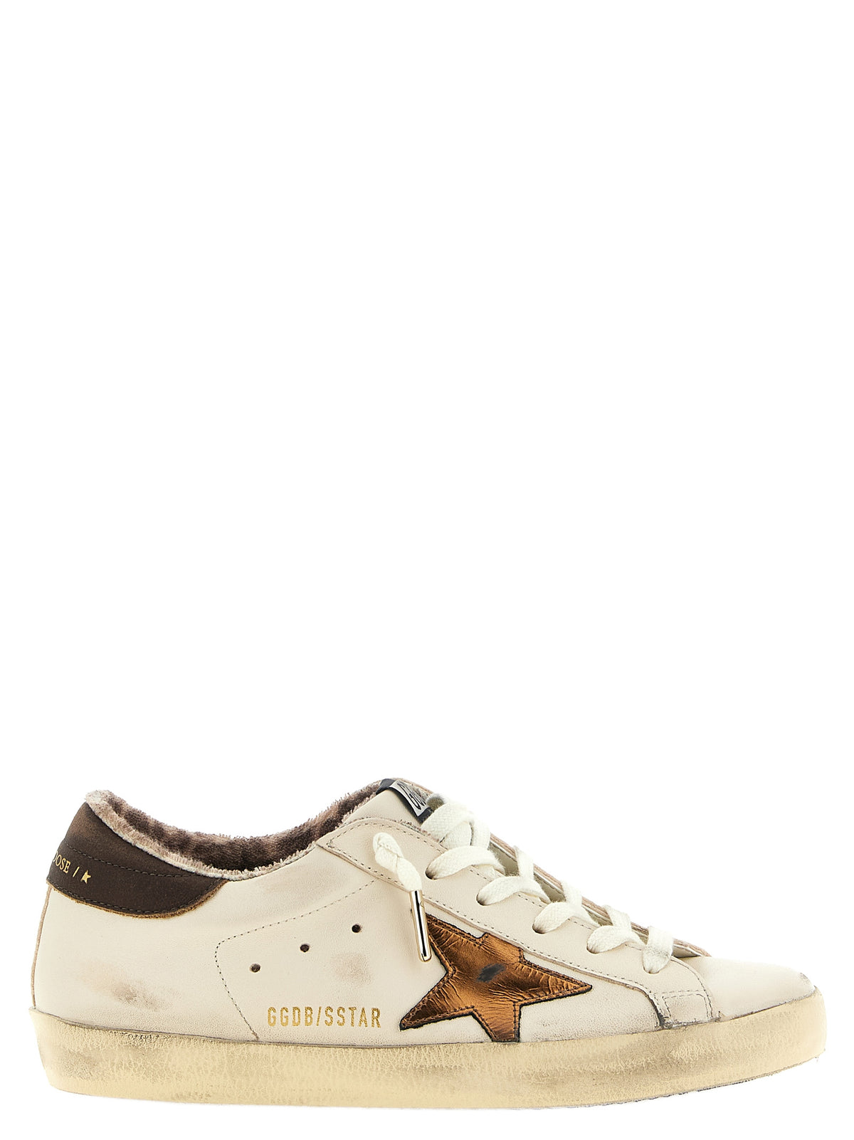 Golden Goose Mehrfarbige Low-Top-Sneaker aus Lammleder