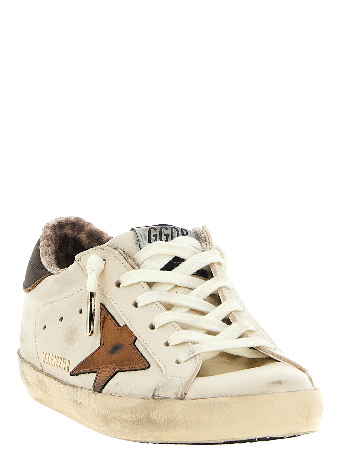 Golden Goose Mehrfarbige Low-Top-Sneaker aus Lammleder