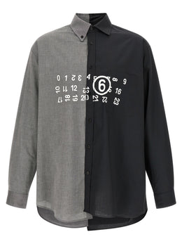 MM6 Maison Margiela Mehrfarbige Baumwollbluse