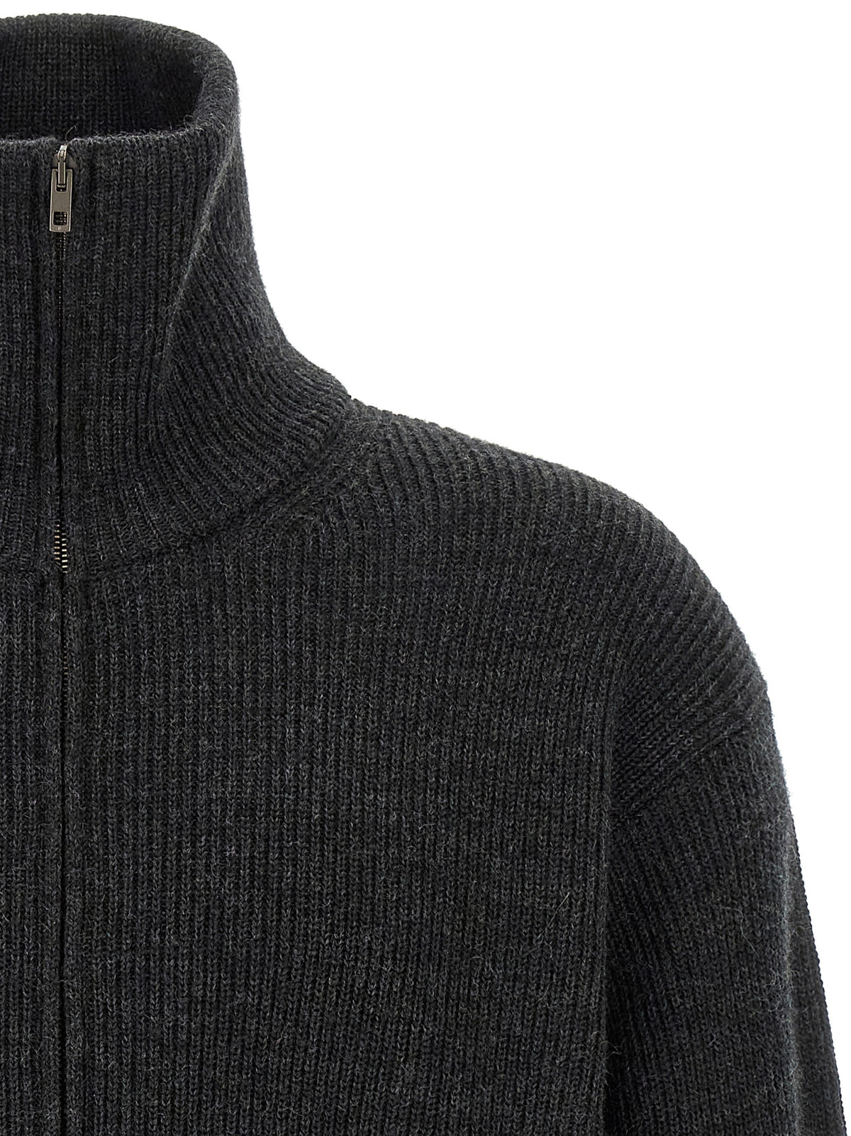 Lemaire Grauer Wollcardigan