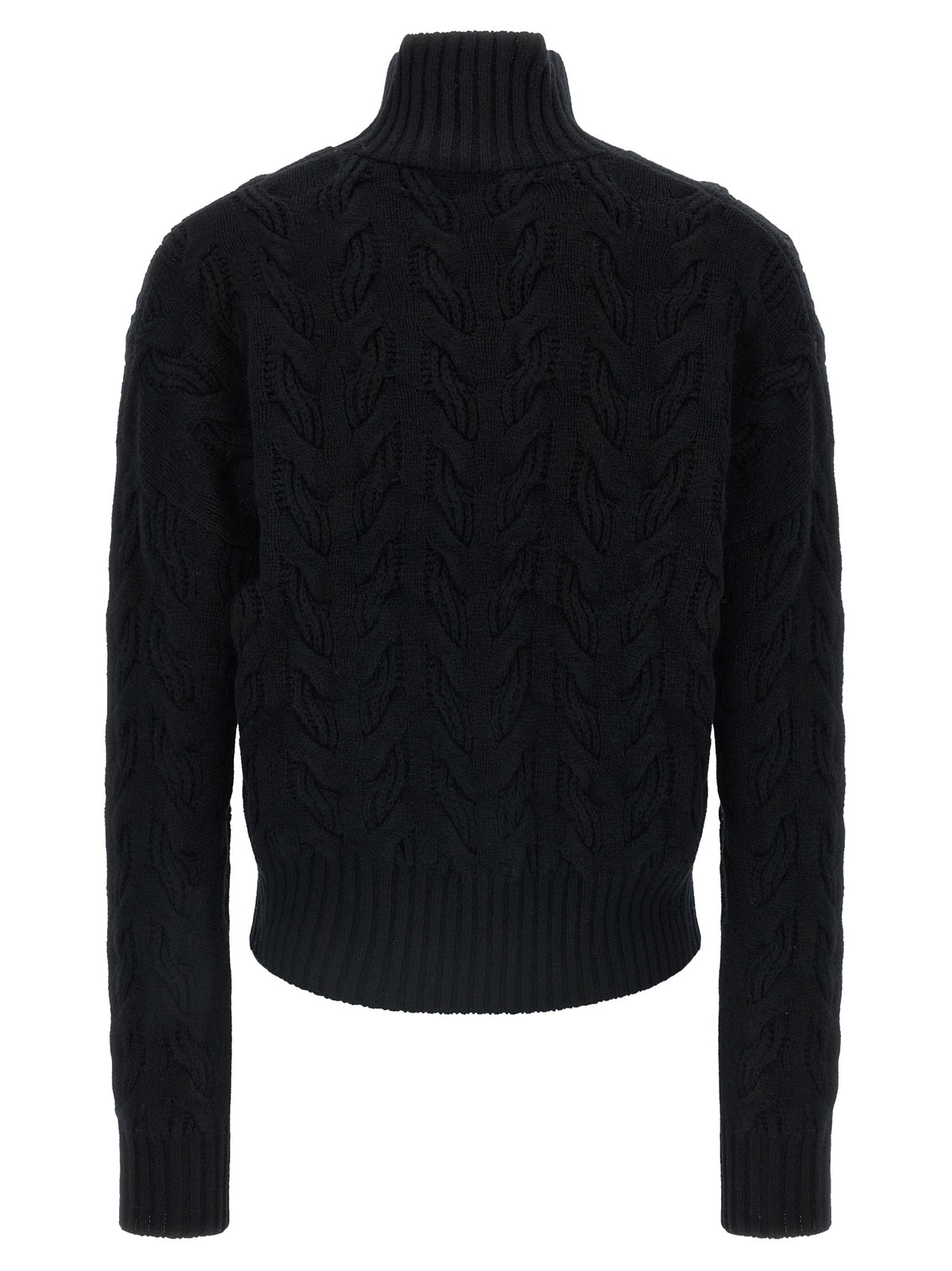 Max Mara Schwarzer Wollcardigan
