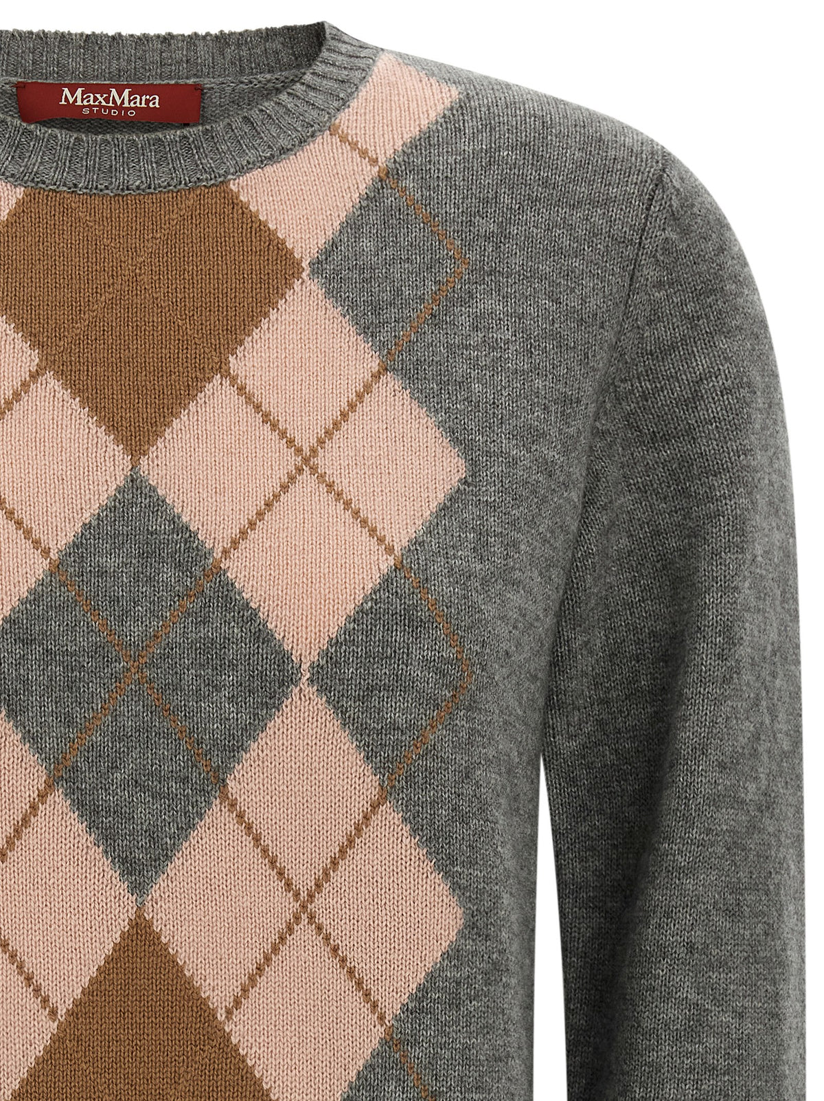 Max Mara Grauer Wollcardigan