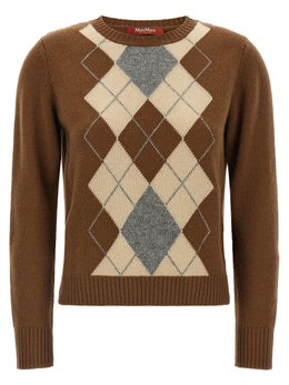 Max Mara Brauner Wollcardigan