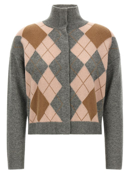 Max Mara Grauer Wollcardigan
