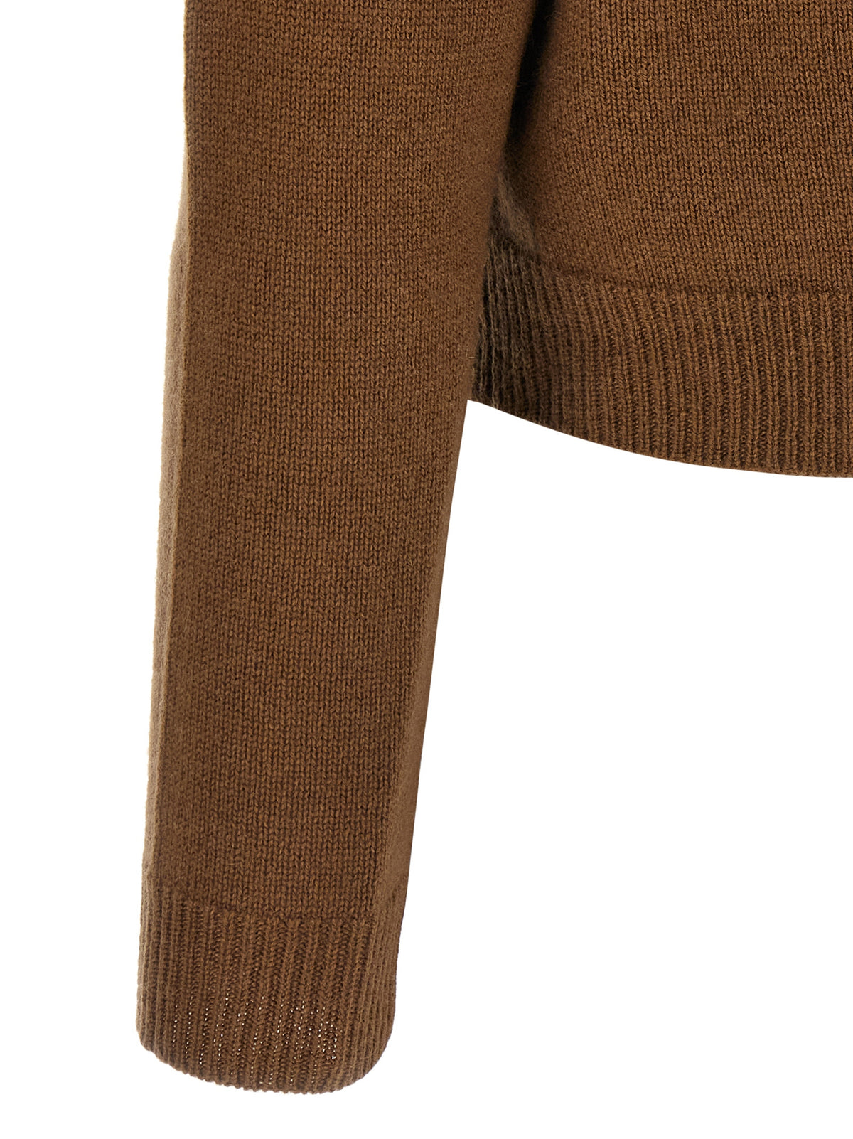 Max Mara Brauner Wollcardigan