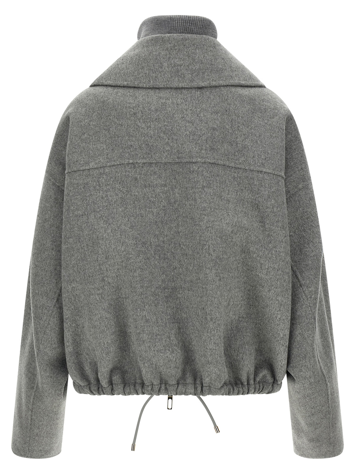 Sportmax Grauer Woll-Bomber