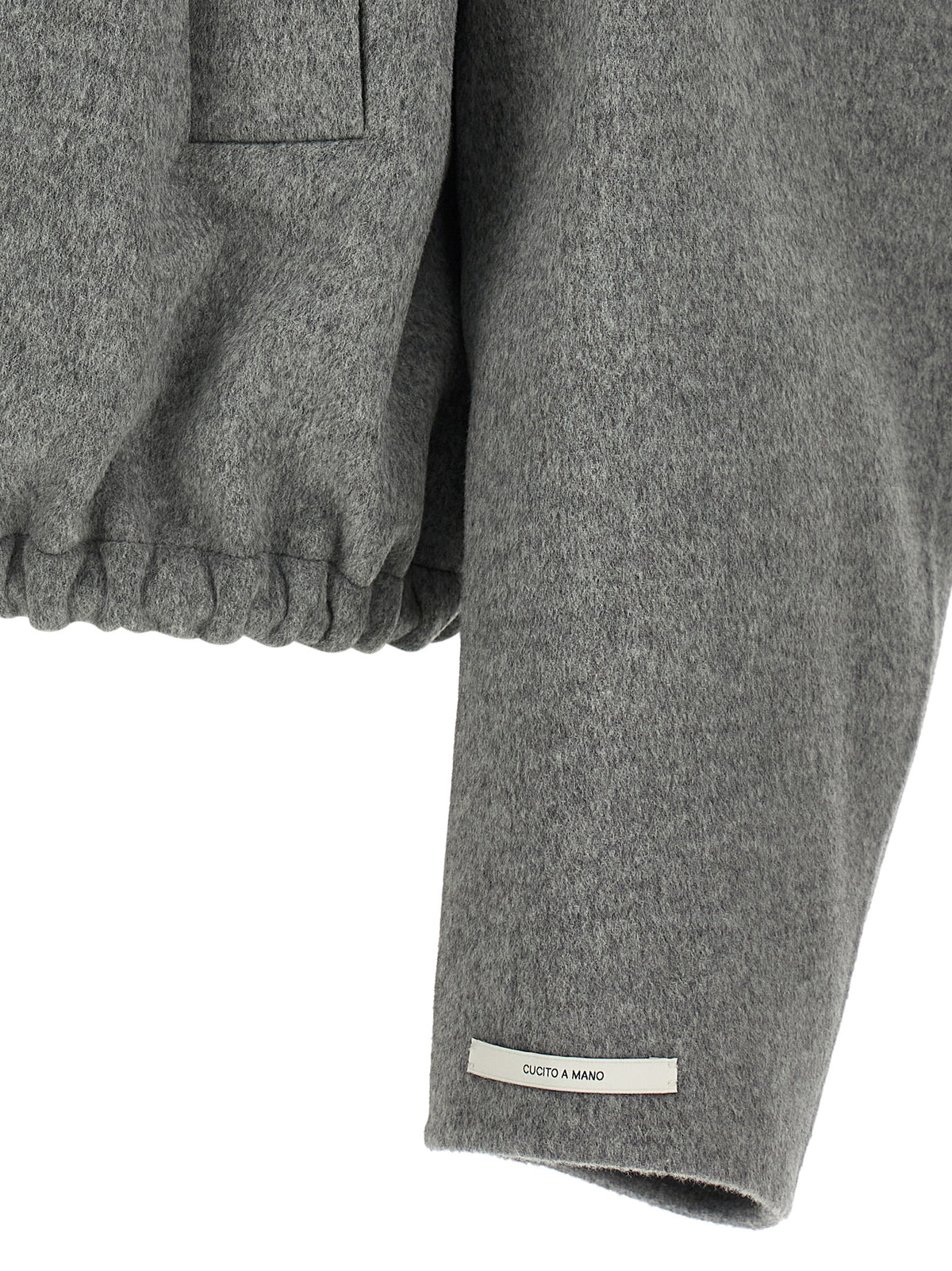 Sportmax Grauer Woll-Bomber