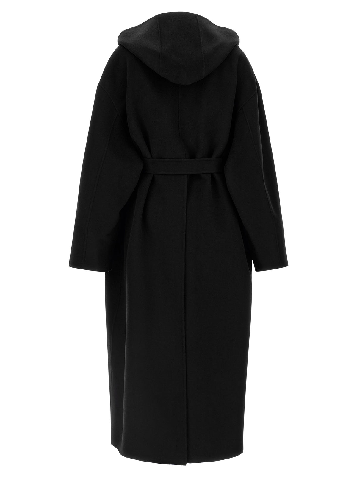 Sportmax Schwarzer Wollmantel