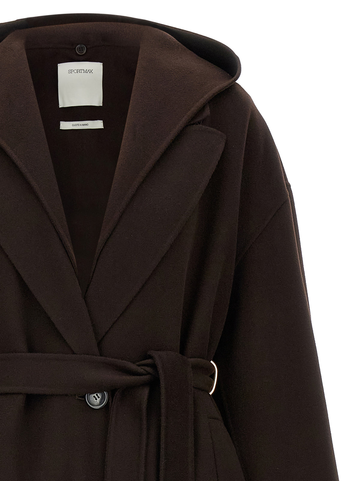 Sportmax Brauner Wollmantel