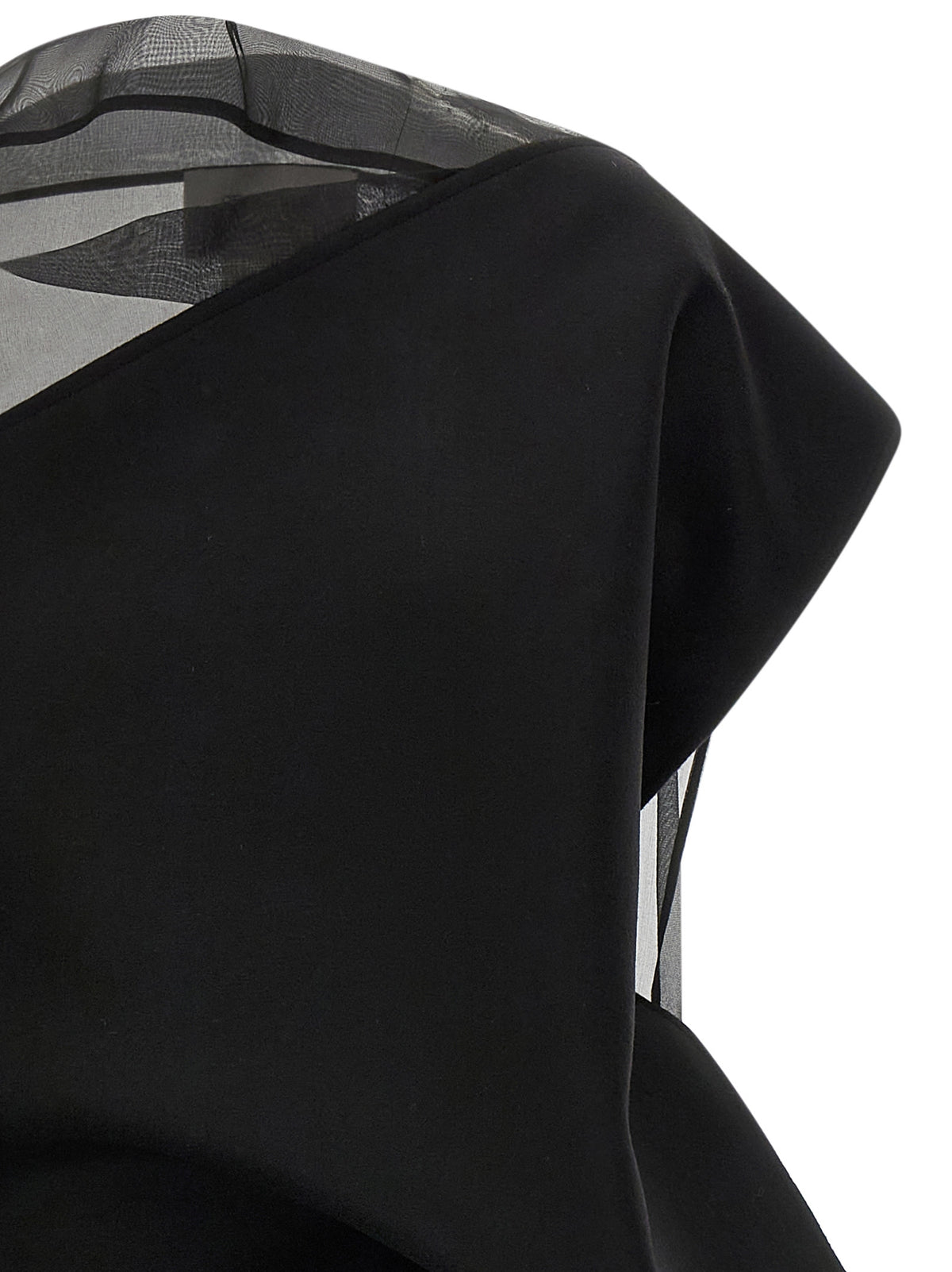 Sportmax Schwarzes Wollkleid Kurz
