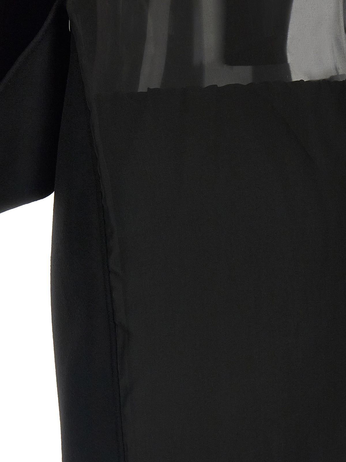 Sportmax Schwarzes Wollkleid Kurz