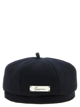 Jacquemus Blauer Hut aus Schurwolle