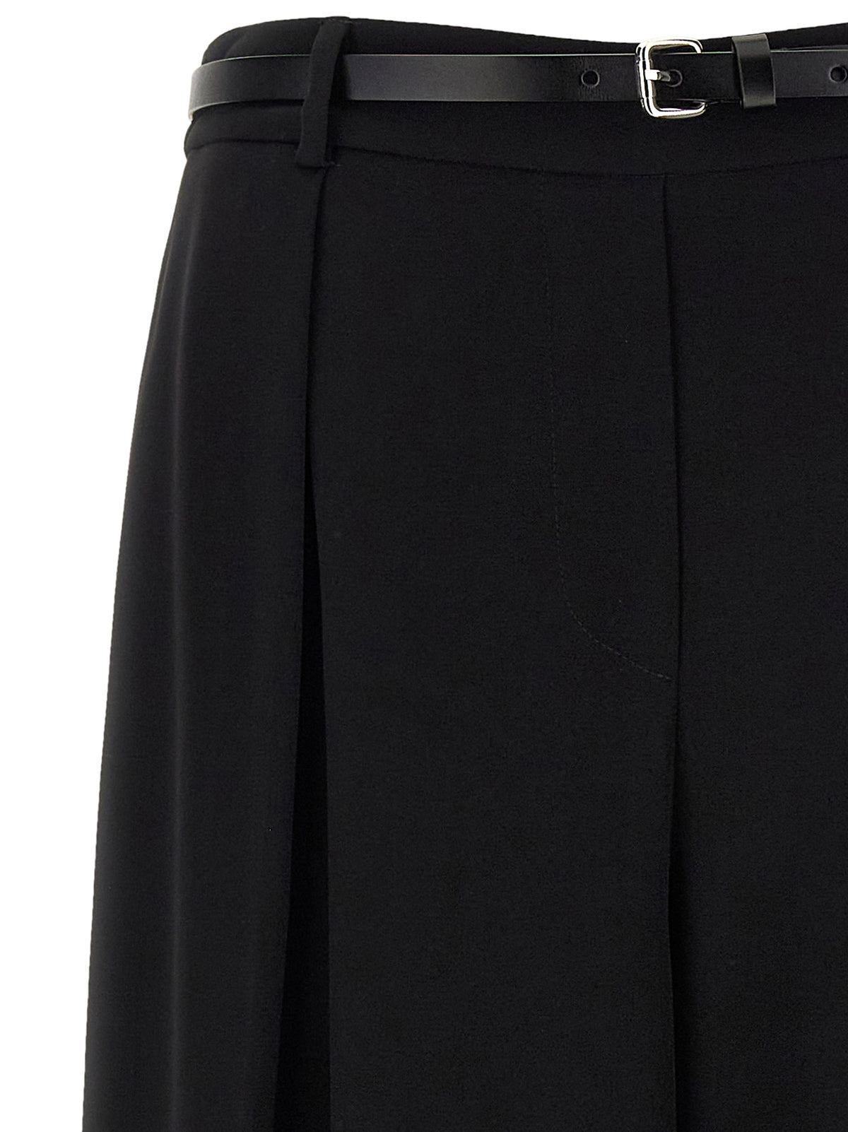 P.A.R.O.S.H. Schwarze Freizeithose aus Polyester